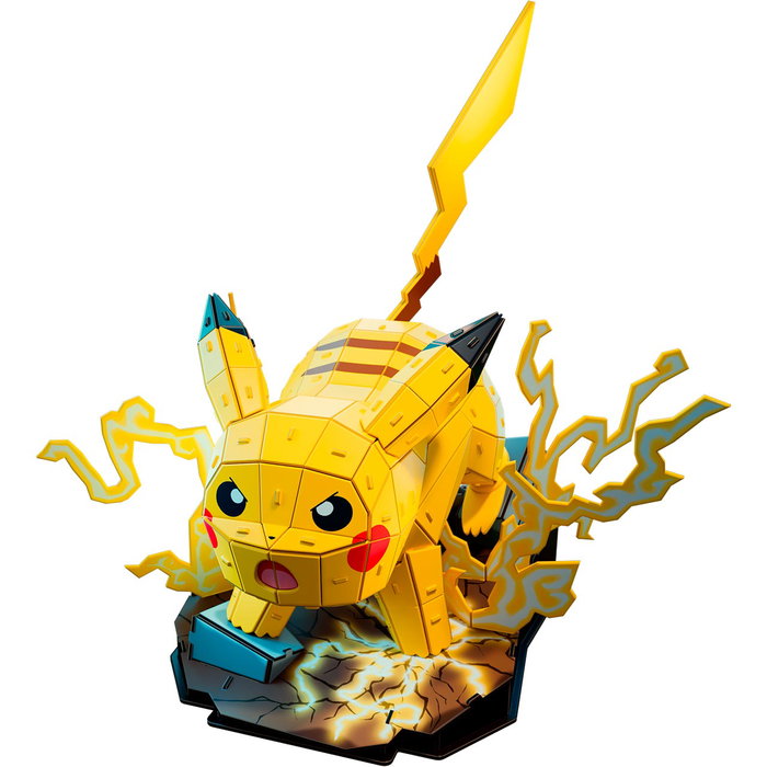Spin Master - Puzzle 4D Build 3D Pokemon Pikachu 6075061 - Kit de construction sans colle avec 201 pièces en mousse EPS - Pour 12 ans et plus Spin Master - Puzzle 4D Build 3D Pokemon Pikachu 6075061 - Kit de construction sans colle avec 201 pièces en mousse EPS - Pour 12 ans et plus