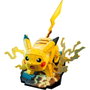 Spin Master - Puzzle 4D Build 3D Pokemon Pikachu 6075061 - Kit de construction sans colle avec 201 pièces en mousse EPS - Pour 12 ans et plus