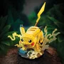 Spin Master Pikachu 4D Build - Maquette-puzzle Pokémon à construire, 201 pièces, montage 1 à 2h, dès 12 ans