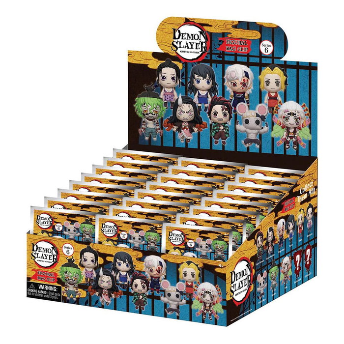 Demon Slayer: Kimetsu no Yaiba présentoir porte-clés sac à dos 3D Series 6 (24)