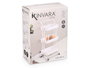 Kinvara Chariot de Rangement Plastique Blanc 3 Étagères 43x16x32 cm