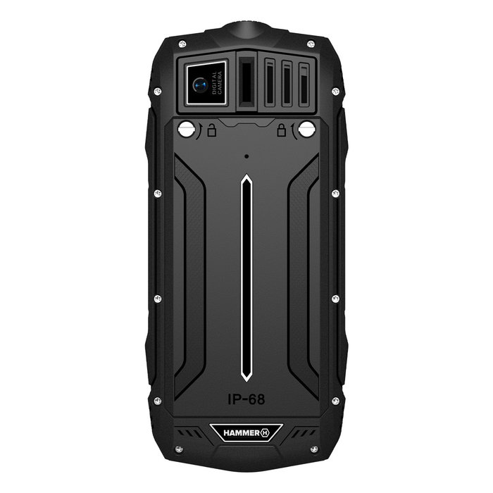 Hammer Rock - Téléphone Mobile Rugueux 2.4 Pouces, IP68, Double SIM, Bluetooth 3.0, 1800 mAh Hammer Rock - Téléphone Mobile Rugueux 2.4 Pouces, IP68, Double SIM, Bluetooth 3.0, 1800 mAh
