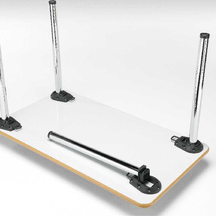 MANART Pied de table pliable A710 Ø50 Cromé Art.253R