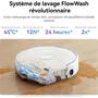 Narwal FLOW - Robot Aspirateur et Laveur Autonome avec Station de Nettoyage - 22000 Pa, Lavage à Eau Chaude 45°C, Réservoir 5L, LIDAR, Brosse Anti-poils - 95 mm