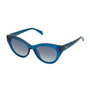 Tous STOB86 Lunettes de soleil Papillon Bleu
