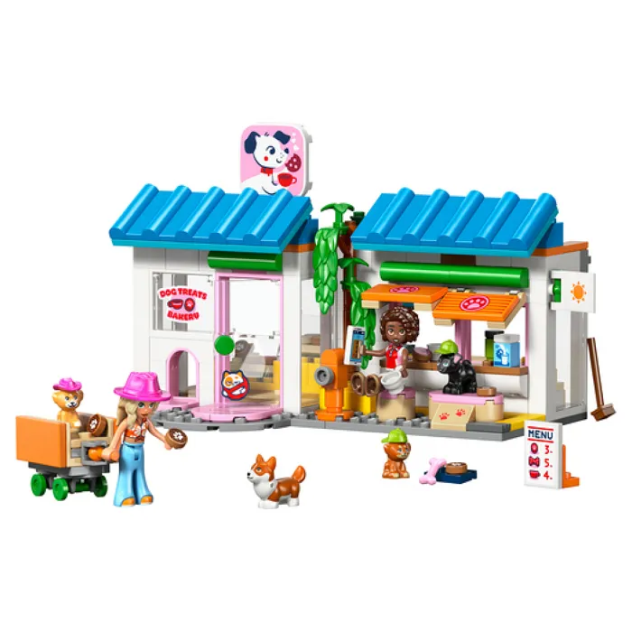 LEGO Friends 42677 La Boutique de Friandises pour Chiens - Jeu de Construction avec Mini-Poupées - À partir de 6 ans