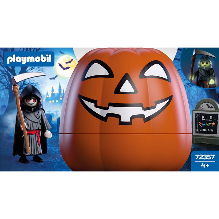 PLAYMOBIL La Faucheuse 72357 avec accessoires phosphorescents PLAYMOBIL La Faucheuse 72357 avec accessoires phosphorescents