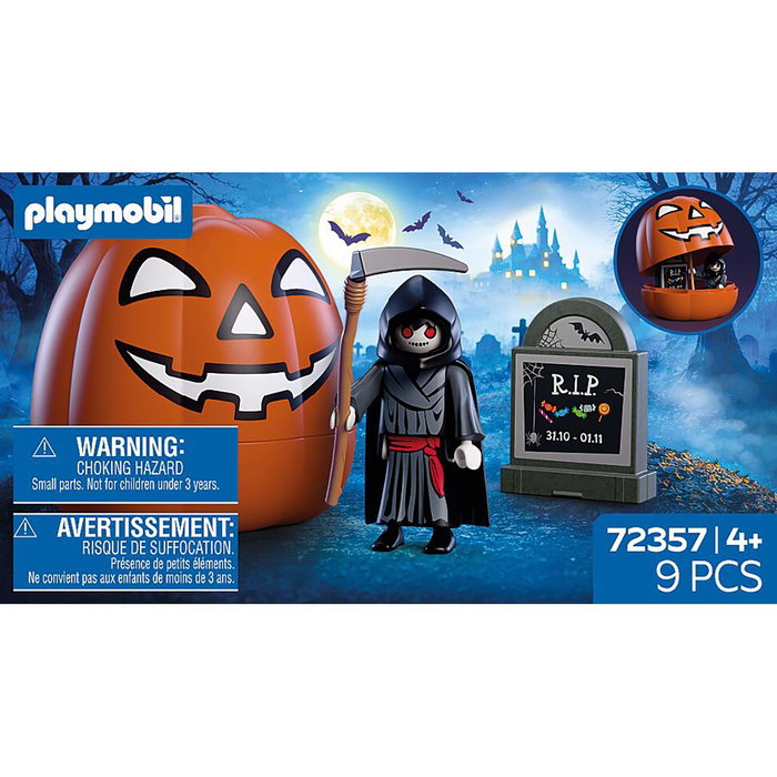 PLAYMOBIL La Faucheuse 72357 avec accessoires phosphorescents PLAYMOBIL La Faucheuse 72357 avec accessoires phosphorescents