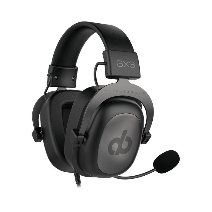 Veho Alpha Bravo GX-3 Pro - Casque Gaming avec Micro Z-Pro, Drivers Audio 53mm, Compatible PS5/PS4/XBox/PC/Nintendo, Câble USB et Jack 3.5mm, Coussins en Simili-Cuir