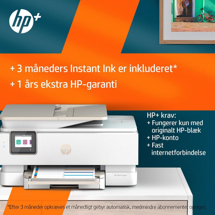 HP ENVY Inspire 7920e - Imprimante tout-en-un sans fil, impression copie numérisation, haute qualité photo, compatible HP+