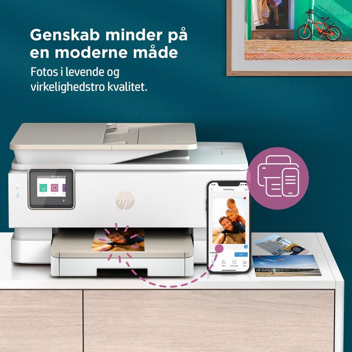 HP ENVY Inspire 7920e - Imprimante tout-en-un sans fil, impression copie numérisation, haute qualité photo, compatible HP+