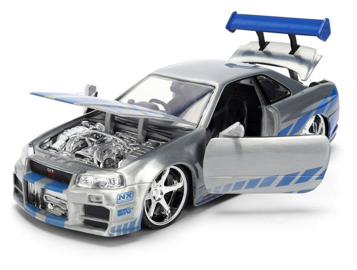Smoby Nissan Skyline GT-R 2002 Fast & Furious Édition Anniversaire 1:24 Smoby Nissan Skyline GT-R 2002 Fast & Furious Édition Anniversaire 1:24