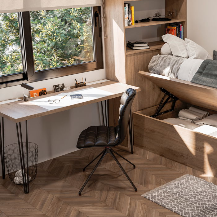 Emuca Plateaux de table, 900x500, Finition chêne, Bois