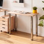 Emuca Plateaux de table, 900x500, Finition chêne, Bois