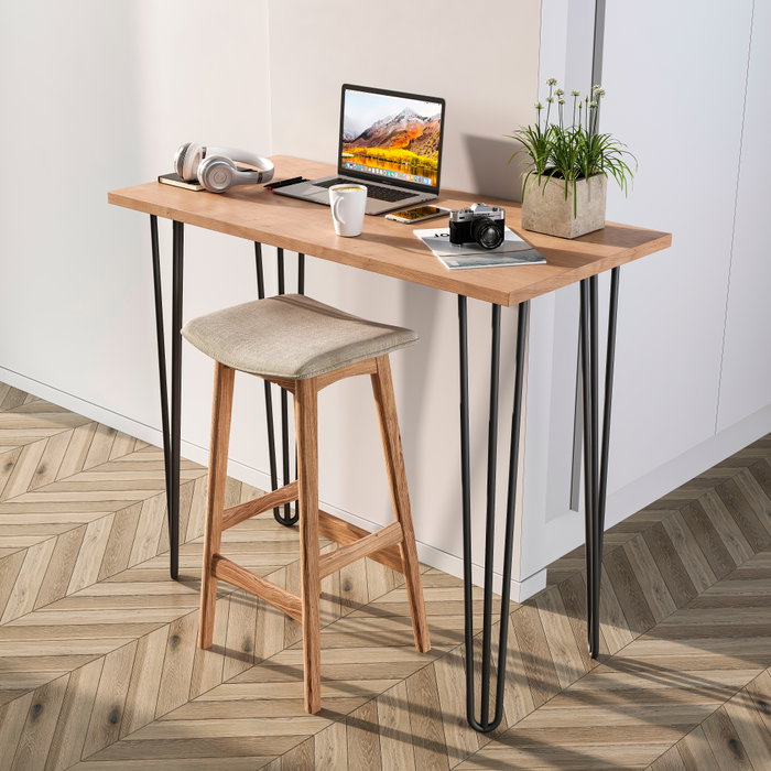 Emuca Plateaux de table, 900x500, Finition chêne, Bois Emuca Plateaux de table, 900x500, Finition chêne, Bois