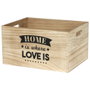 Home Deco Factory Jeu de 3 boîtes en bois Home