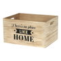 Home Deco Factory Jeu de 3 boîtes en bois Home