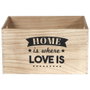 Home Deco Factory Jeu de 3 boîtes en bois Home