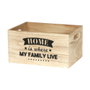 Home Deco Factory Jeu de 3 boîtes en bois Home