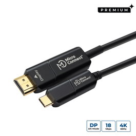MicroConnect Câble fibre optique USB-C HDMI Premium 15m