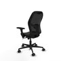 Piqueras y Crespo Chaise de Bureau Jorquera 3D036N0 Noir