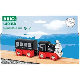 Brio 36140 Train Édition Spéciale (2026) - Train à vapeur limité noir, argent et rouge pour enfants dès 3 ans