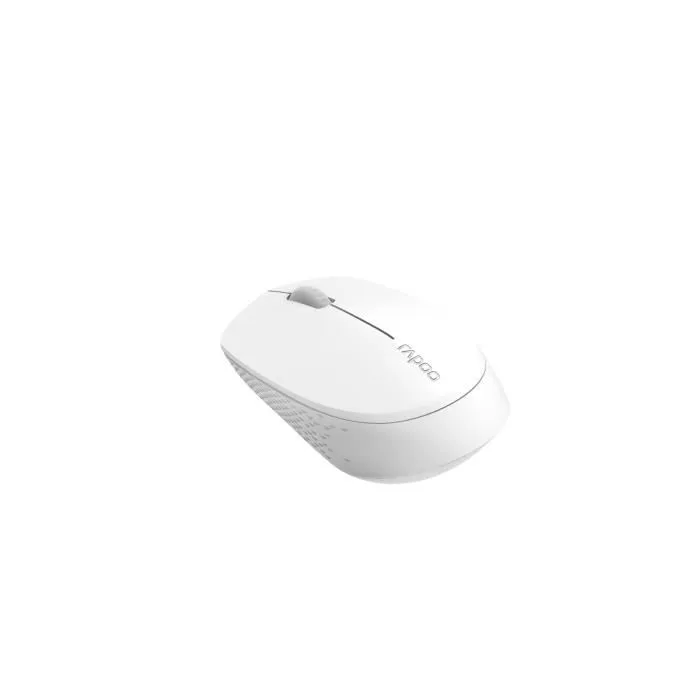 Rapoo M100 Silent Souris sans fil Blanche Silencieuse Multi-mode Bluetooth 2.4GHz 1000 dpi Rapoo M100 Silent Souris sans fil Blanche Silencieuse Multi-mode Bluetooth 2.4GHz 1000 dpi