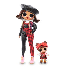 MGA LOL Surprise OMG Fashion Doll Winter Chill Camp Cutie Llue3200 Poupée avec 25 Surprises - Pack 2 Poupées et Accessoires - Version Multi-langues