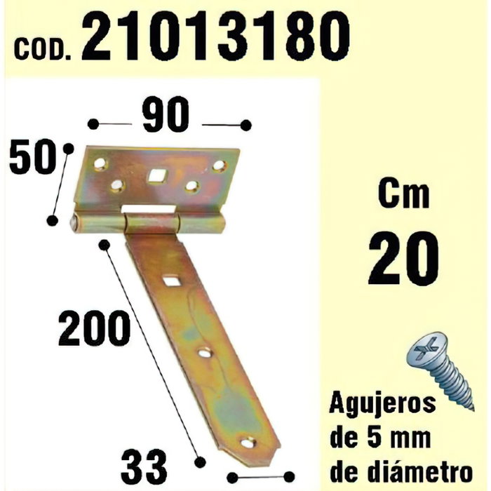 WOLFPACK LINEA PROFESIONAL Support pour bois à charnière bichromatée 200 mm WOLFPACK LINEA PROFESIONAL Support pour bois à charnière bichromatée 200 mm