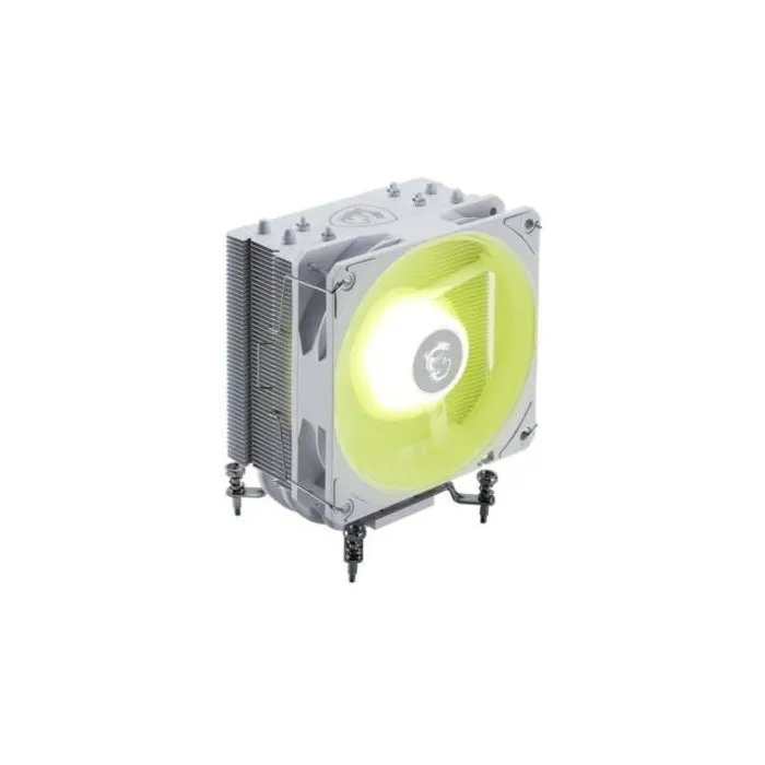 MSI MAG Core Frozr AA13 White - Ventilateur processeur 120 mm - Ventilateur ARGB - Compatible Intel LGA 1700/1851 et AMD AM4/AM5 - Refroidissement air MSI MAG Core Frozr AA13 White - Ventilateur processeur 120 mm - Ventilateur ARGB - Compatible Intel LGA 1700/1851 et AMD AM4/AM5 - Refroidissement air