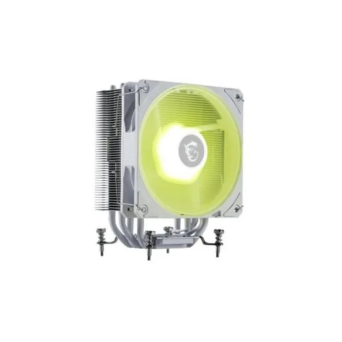 MSI MAG Core Frozr AA13 White - Ventilateur processeur 120 mm - Ventilateur ARGB - Compatible Intel LGA 1700/1851 et AMD AM4/AM5 - Refroidissement air MSI MAG Core Frozr AA13 White - Ventilateur processeur 120 mm - Ventilateur ARGB - Compatible Intel LGA 1700/1851 et AMD AM4/AM5 - Refroidissement air