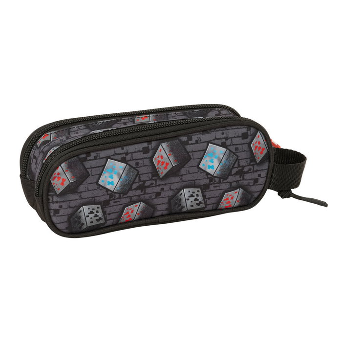 Safta Trousse Double Graffiti Minecraft Safta Trousse Double Graffiti Minecraft