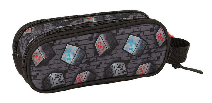 Safta Trousse Double Graffiti Minecraft Safta Trousse Double Graffiti Minecraft