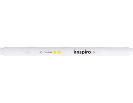 Innspiro Rotulador COLORING double pointe jaune 0,4mm/0,8mm