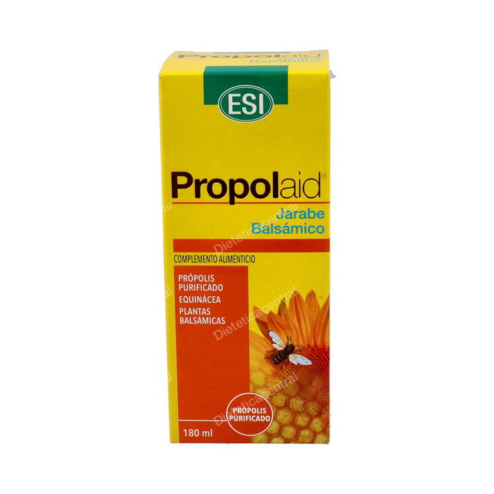 TREPATDIET-ESI Propolaid Propolis Balsam Sirop 180 ml - Plantes balsamiques, miel, propolis, apte végétariens TREPATDIET-ESI Propolaid Propolis Balsam Sirop 180 ml - Plantes balsamiques, miel, propolis, apte végétariens