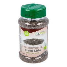 BIOTONA Black Chia Graines de chia noire BIO 350g
