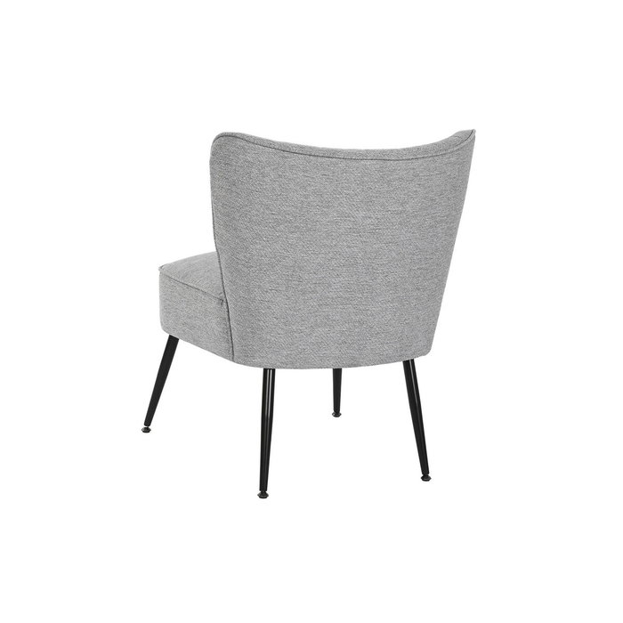 Fauteuil DKD Home Decor Gris Métal 55 x 64 x 72,5 cm