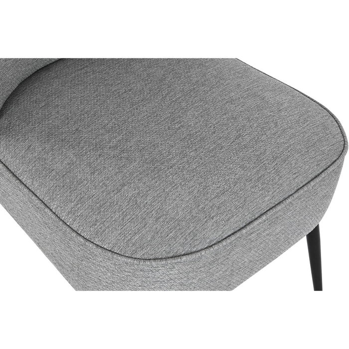 Fauteuil DKD Home Decor Gris Métal 55 x 64 x 72,5 cm