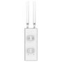 Cudy LT400 Routeur 4G LTE Cat 4 Wi-Fi N300 pour extérieur, IP65 avec PoE, montage mural/poteau, 1 port LAN, 4 antennes, blanc