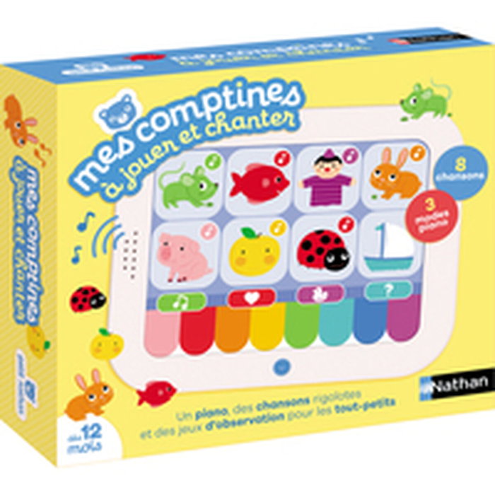 Nathan Mes comptines à jouer et à chanter - Jeu interactif Nathan Mes comptines à jouer et à chanter - Jeu interactif