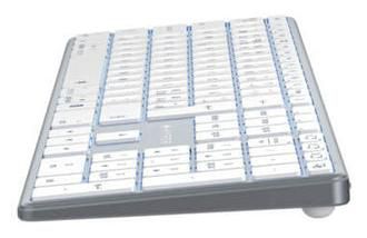 Hyper Clavier Bluetooth sans fil HyperSpace Next rétroéclairé avec pavé numérique, aluminium recyclé, USB-C, compatible Mac et Windows (Modèle HS2310US) - Disposition nordique