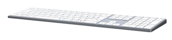 Hyper Clavier Bluetooth sans fil HyperSpace Next rétroéclairé avec pavé numérique, aluminium recyclé, USB-C, compatible Mac et Windows (Modèle HS2310US) - Disposition nordique