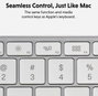 Hyper Clavier Bluetooth sans fil HyperSpace Next rétroéclairé avec pavé numérique, aluminium recyclé, USB-C, compatible Mac et Windows (Modèle HS2310US) - Disposition nordique