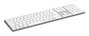 Hyper Clavier Bluetooth sans fil HyperSpace Next rétroéclairé avec pavé numérique, aluminium recyclé, USB-C, compatible Mac et Windows (Modèle HS2310US) - Disposition nordique