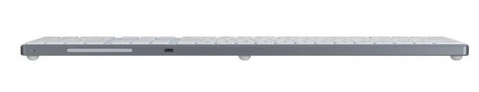 Hyper Clavier Bluetooth sans fil HyperSpace Next rétroéclairé avec pavé numérique, aluminium recyclé, USB-C, compatible Mac et Windows (Modèle HS2310US) - Disposition nordique