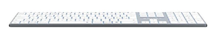Hyper Clavier Bluetooth sans fil HyperSpace Next rétroéclairé avec pavé numérique, aluminium recyclé, USB-C, compatible Mac et Windows (Modèle HS2310US) - Disposition nordique