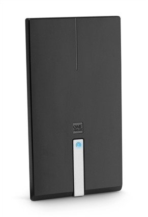 One For All SV9425 Antenne intérieure TV amplifiée avec filtres 4G/5G pour réception 4K Ultra HD (DVB-T/T2) - Design moderne, murale ou sur pied