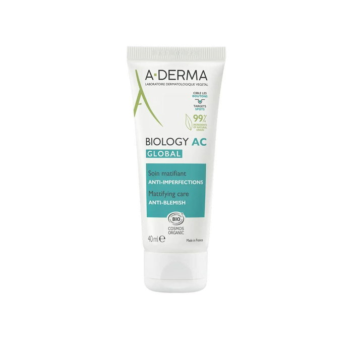A-Derma Biology AC Global Soin Matifiant Anti-Imperfection 40 ml