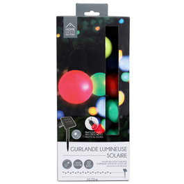 Home Deco Factory Guirlande Solaire 20 LED Multicolore 1070 cm