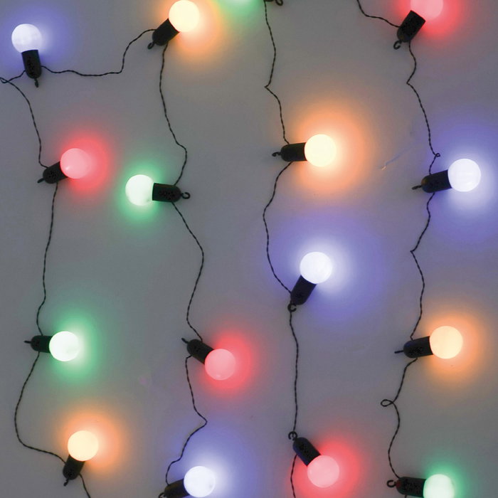 Home Deco Factory Guirlande Solaire 20 LED Multicolore 1070 cm